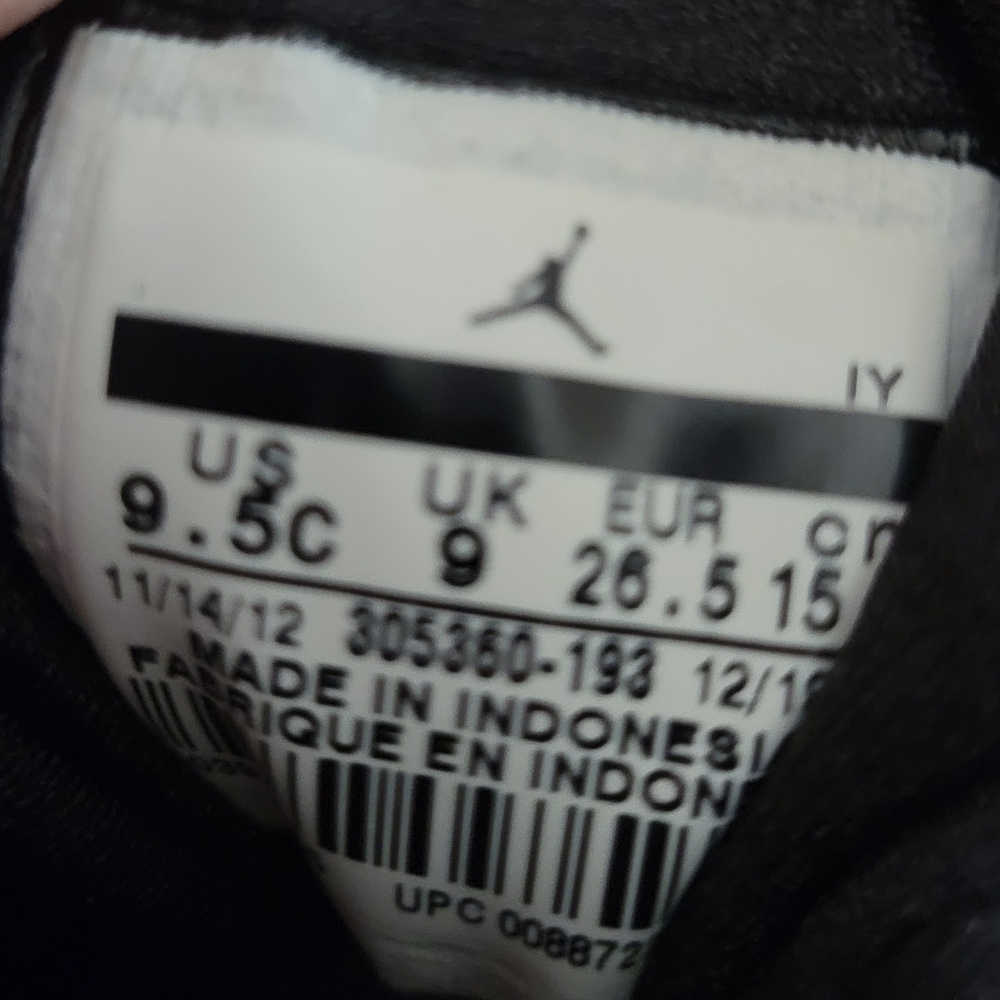 Air Jordan 8 Retro TD Rare "Bugs Bunny" (2013) Kids 9c NEW W/OG BOX - Picture 10 of 11